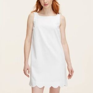 Kate Spade New York x Target Scalloped Mini Shift Dress L White Classic Preppy